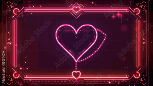 Vibrant Las Vegas Neon Sign Vector Illustration