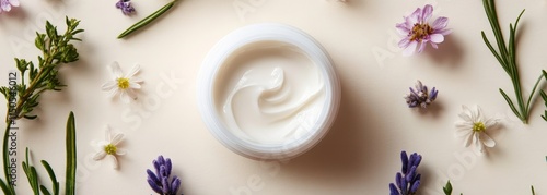 Wallpaper Mural White skincare cream texture composition background  Torontodigital.ca