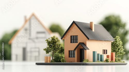 Wallpaper Mural Dream Home Investment: Visualizing your future property purchase, financial growth, and potential ROI.  A captivating journey to homeownership! Torontodigital.ca