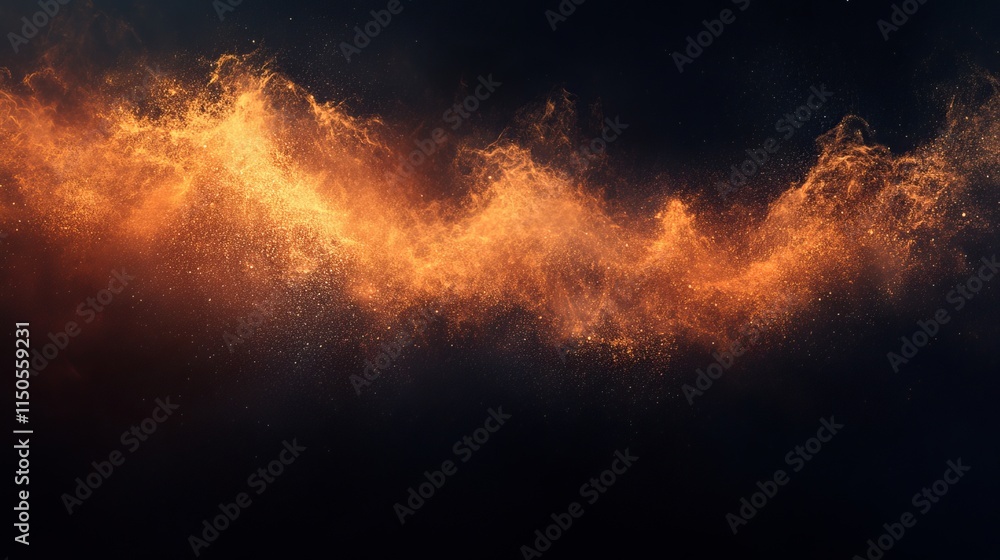 Dark red orange grainy gradient on black background, wide banner size, noise texture effect, copy space, Generative AI Dark red orange grainy gradient on black background, wide banner size, noise texture effect, copy space, Generative AI