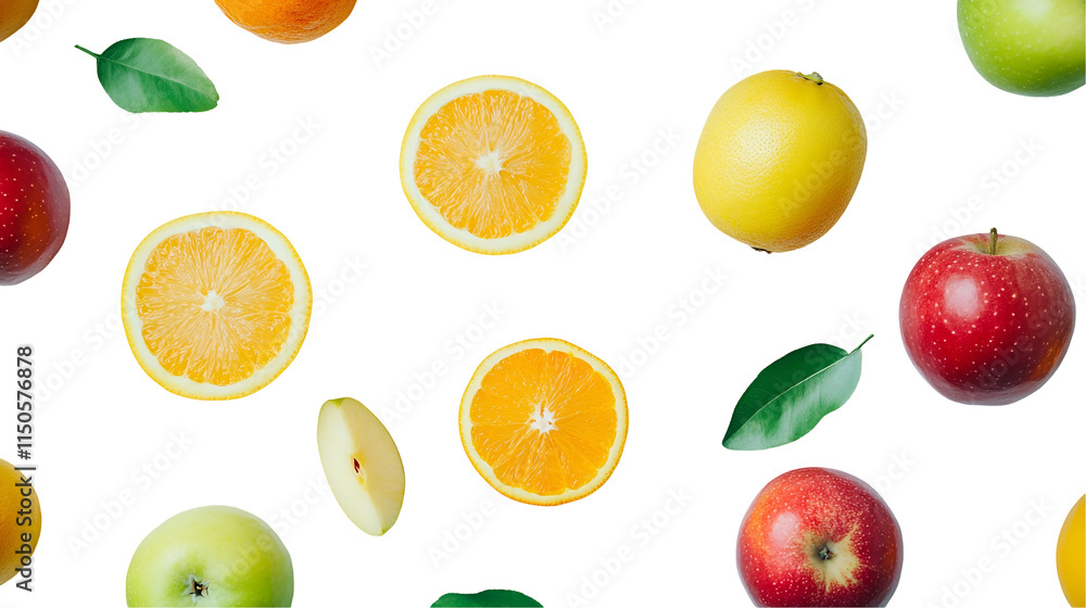 Vibrant Citrus Fruits and Apples A Fresh, Healthy Delight Vibrant Citrus Fruits and Apples A Fresh, Healthy Delight