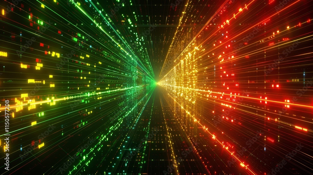Fototapeta premium Innovative abstract technology background representing global business and communication concepts