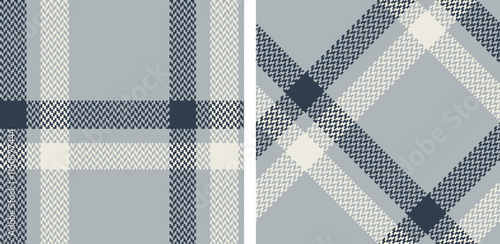 Check plaid set seamless pattern.