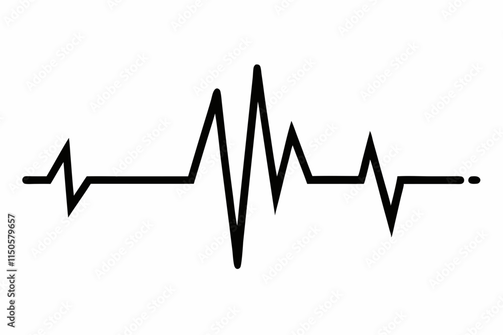 heartbeat silhouette, Heart beat one line, Continuous lines heart beats drawing, Wave pulse.
heartbeat silhouette, Heart beat one line, Continuous lines heart beats drawing, Wave pulse.