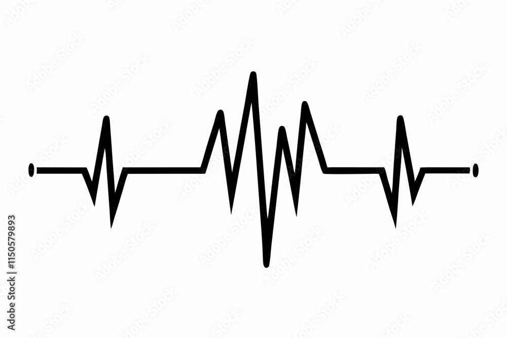 heartbeat silhouette, Heart beat one line, Continuous lines heart beats drawing, Wave pulse.
heartbeat silhouette, Heart beat one line, Continuous lines heart beats drawing, Wave pulse.