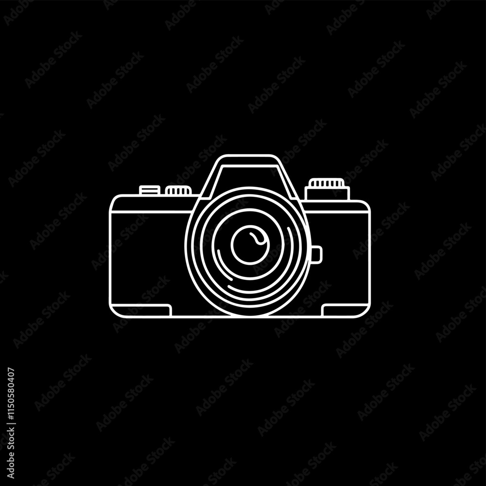 Camera icon Vector set outline Camera icon Vector set outline