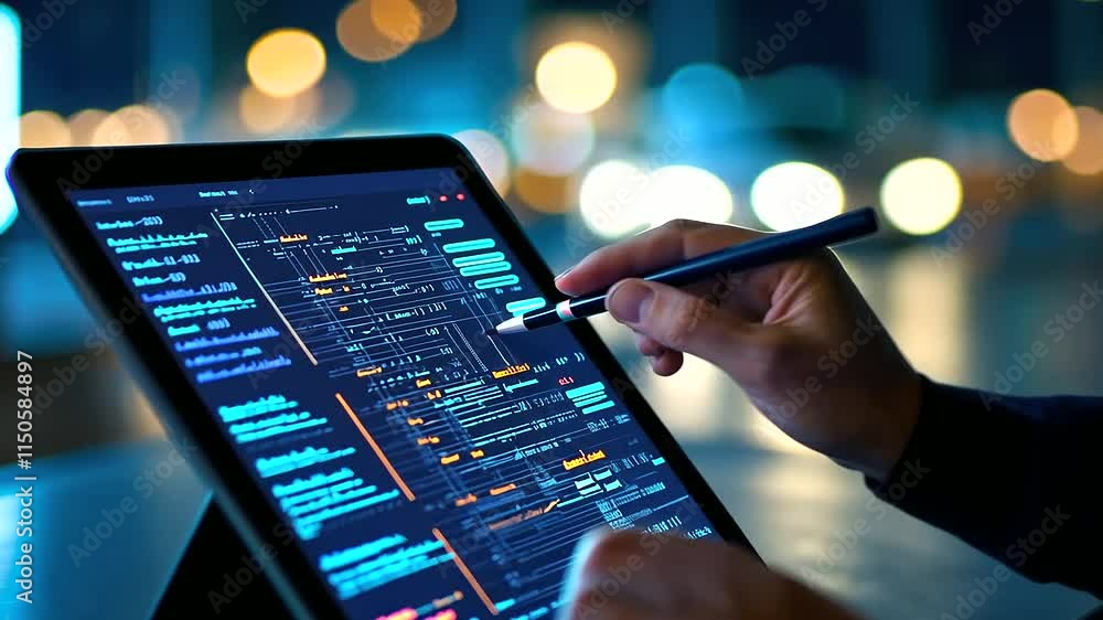 Interactive Timeline on Tablet for Project Management and Planning Interactive Timeline on Tablet for Project Management and Planning