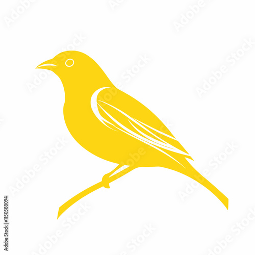 simple canary bird logo