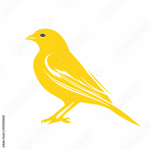 simple canary bird logo