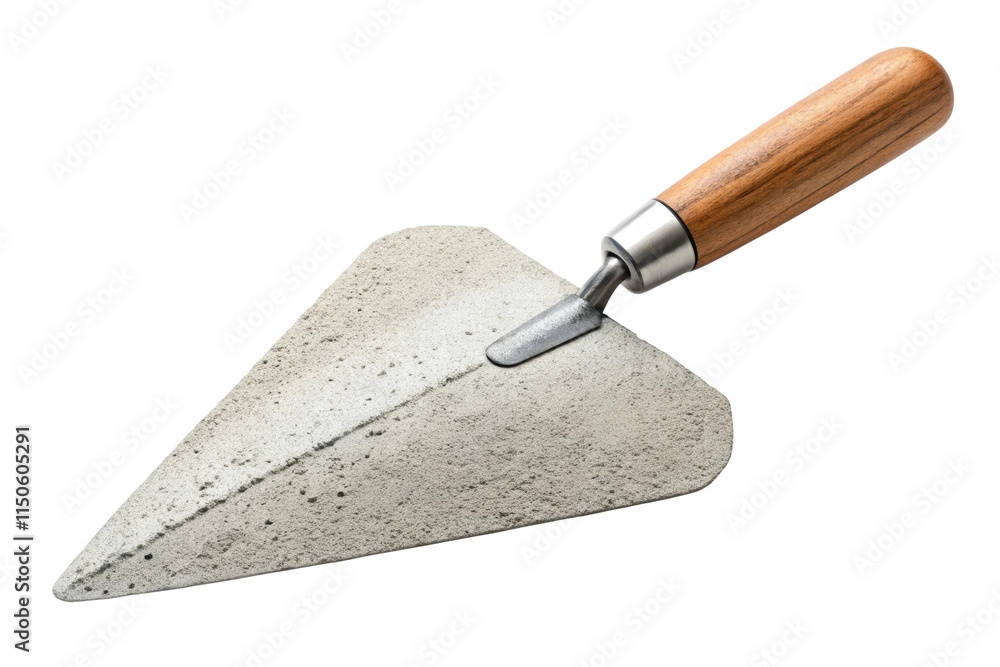 Masonry trowel for construction tasks, cut out - stock png. Masonry trowel for construction tasks, cut out - stock png.