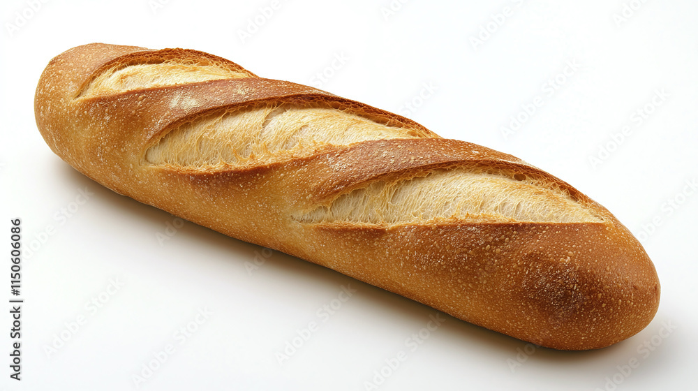 Fresh baked french baguette, a traditional and healthy bread loaf with a golden crust, bakery breakfast, lunch or dinner, showcasing the delicious and natural grain based pastry meal food. Fresh baked french baguette, a traditional and healthy bread loaf with a golden crust, bakery breakfast, lunch or dinner, showcasing the delicious and natural grain based pastry meal food.