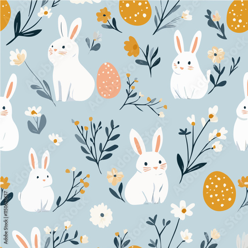 easter seamless background