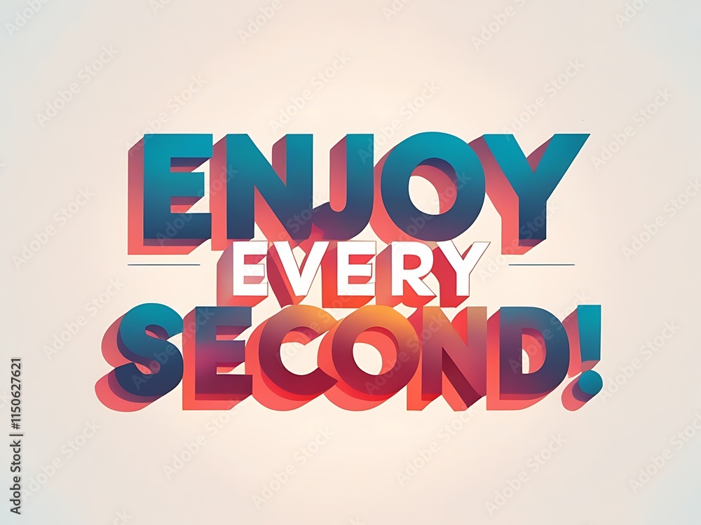 Enjoy Every Second Inspirational Motivational Message Enjoy Every Second Inspirational Motivational Message