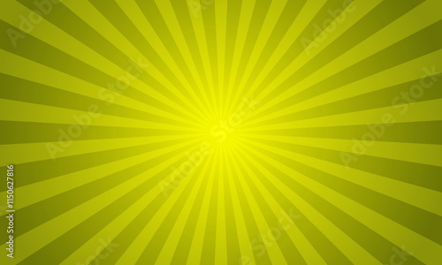 Yellow radial burst background design