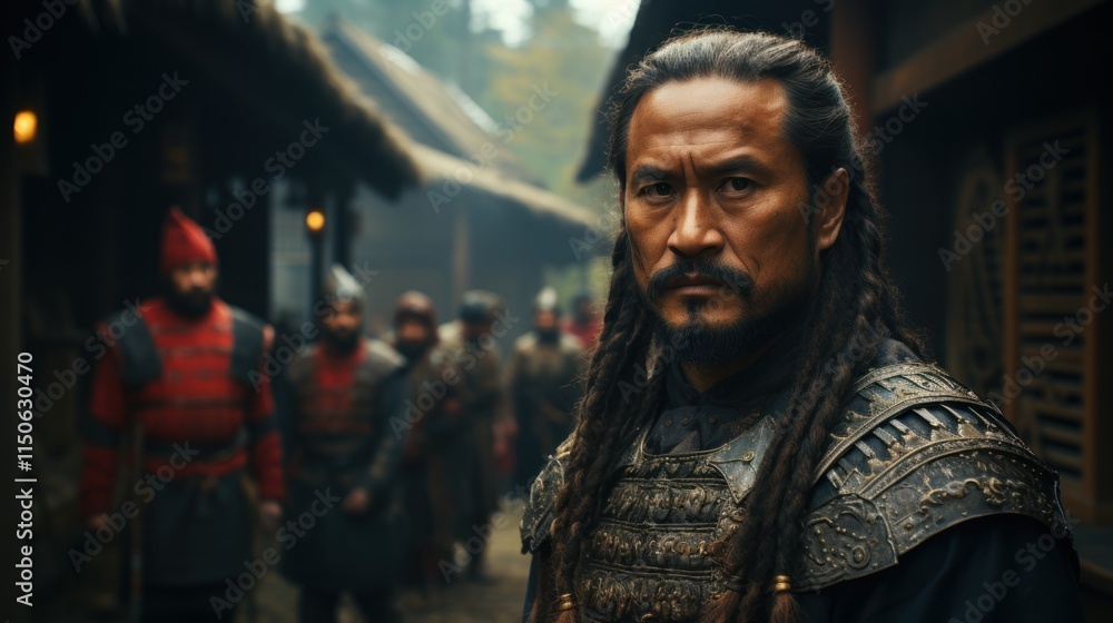 The Mongol General: A Portrait of Strength and Determination The Mongol General: A Portrait of Strength and Determination