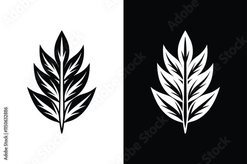 Tarragon Leaf Icon. Perfect Symbol for Herbs and Ingredients