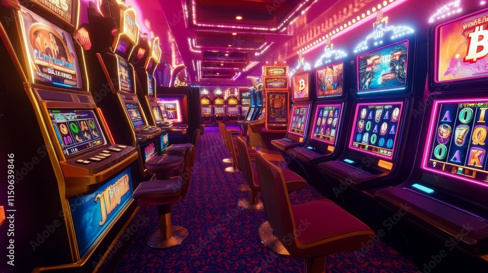 Low poly 3D image of bitcoin video slot Low poly 3D image of bitcoin video slot
