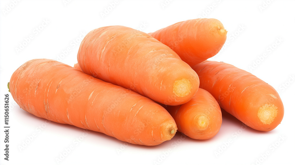 Carrots isolated on a white background Carrots isolated on a white background