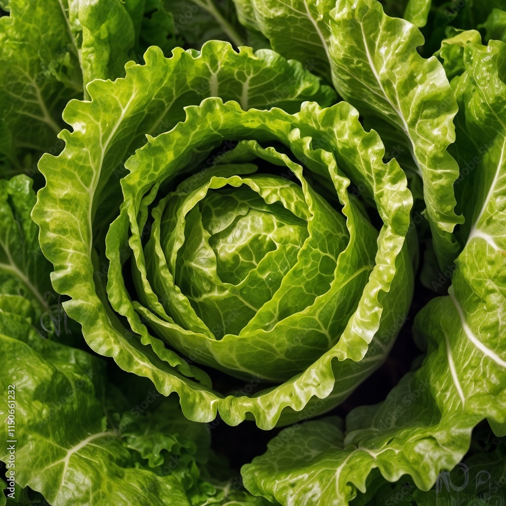 Obraz premium head of cabbage