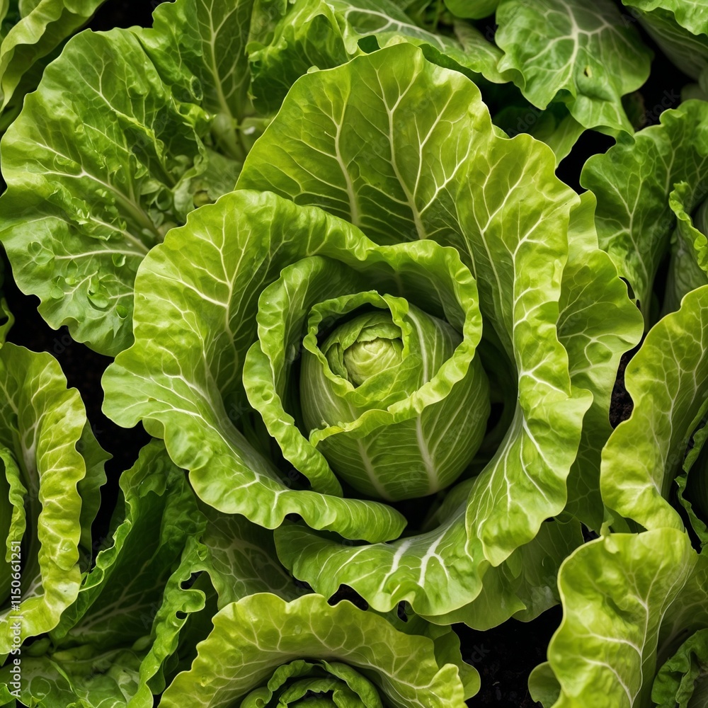Fototapeta premium head of cabbage