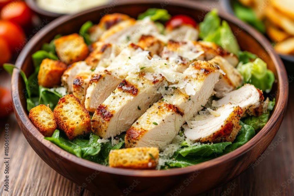 Grilled Chicken Caesar Salad - A Flavorful and Healthy Meal Grilled Chicken Caesar Salad - A Flavorful and Healthy Meal