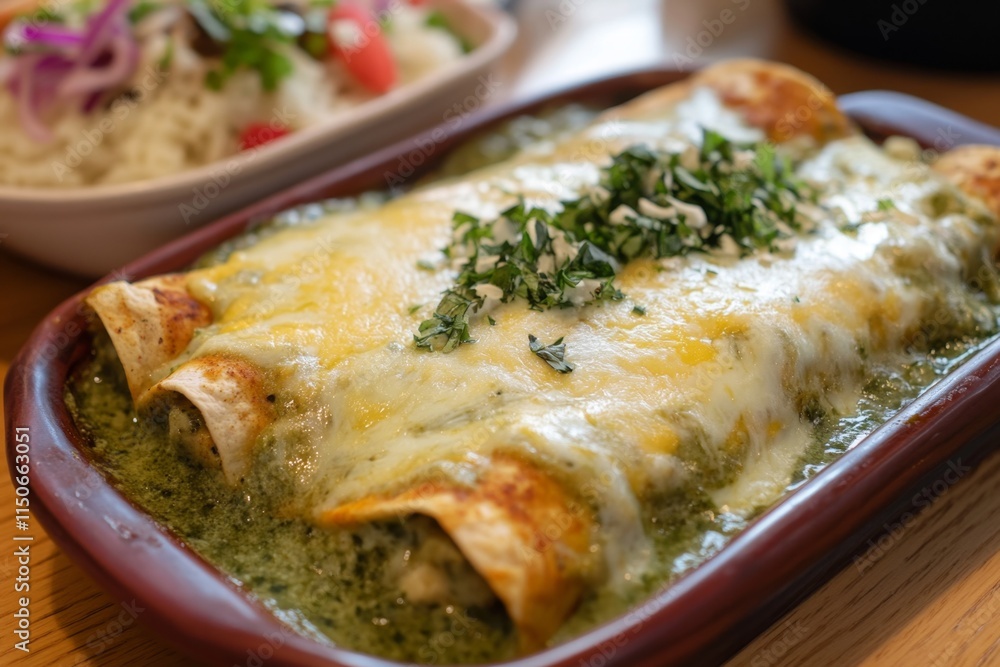 Cheesy Green Enchiladas - A Flavorful Mexican Dish