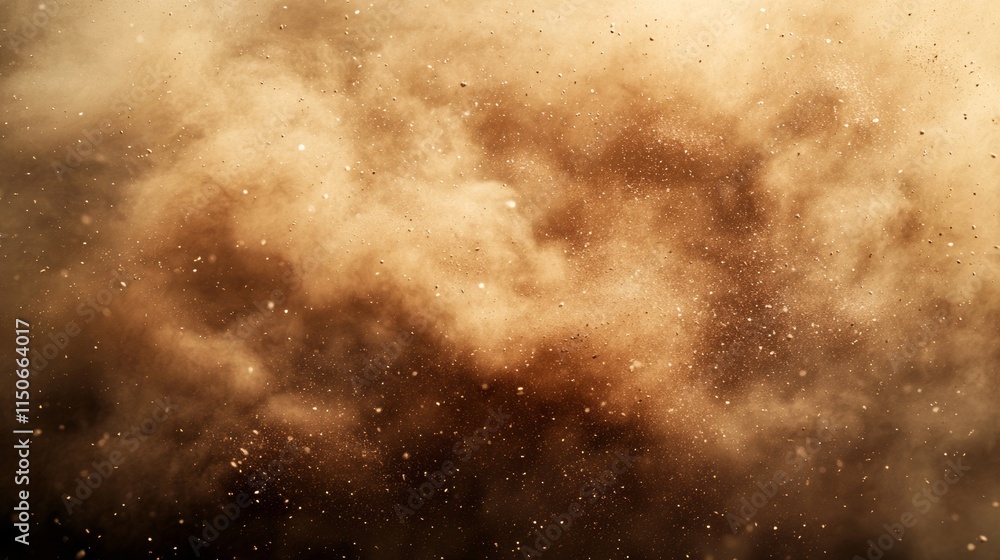 Sand dust cloud. Dirt desert smoke wind effect. Sandstorm powder splash. Isolated brown flying particle texture. 3d realistic smog explosion. Abstract grain spray splatter with glitter overlay. Sand dust cloud. Dirt desert smoke wind effect. Sandstorm powder splash. Isolated brown flying particle texture. 3d realistic smog explosion. Abstract grain spray splatter with glitter overlay.
