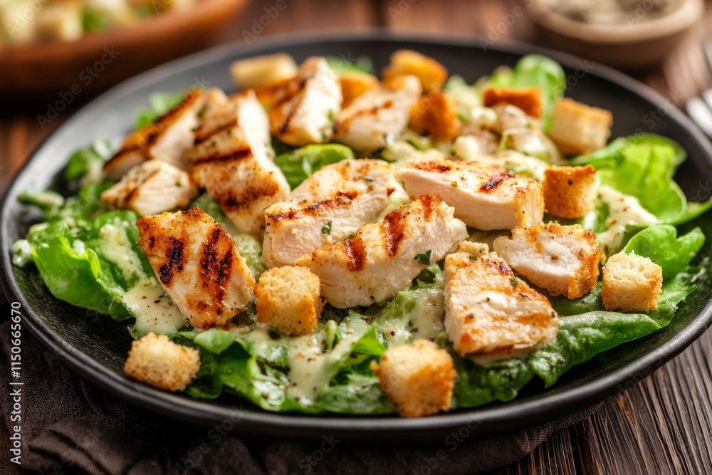 Grilled Chicken Caesar Salad - A Flavorful Feast Grilled Chicken Caesar Salad - A Flavorful Feast
