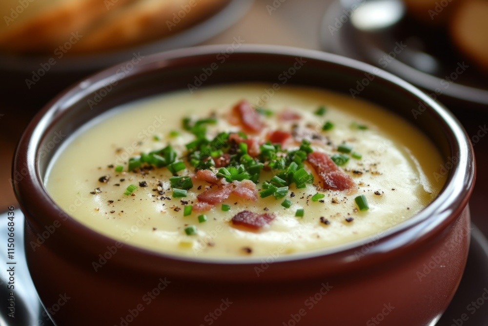 Creamy Potato Soup with Bacon and Chives Creamy Potato Soup with Bacon and Chives