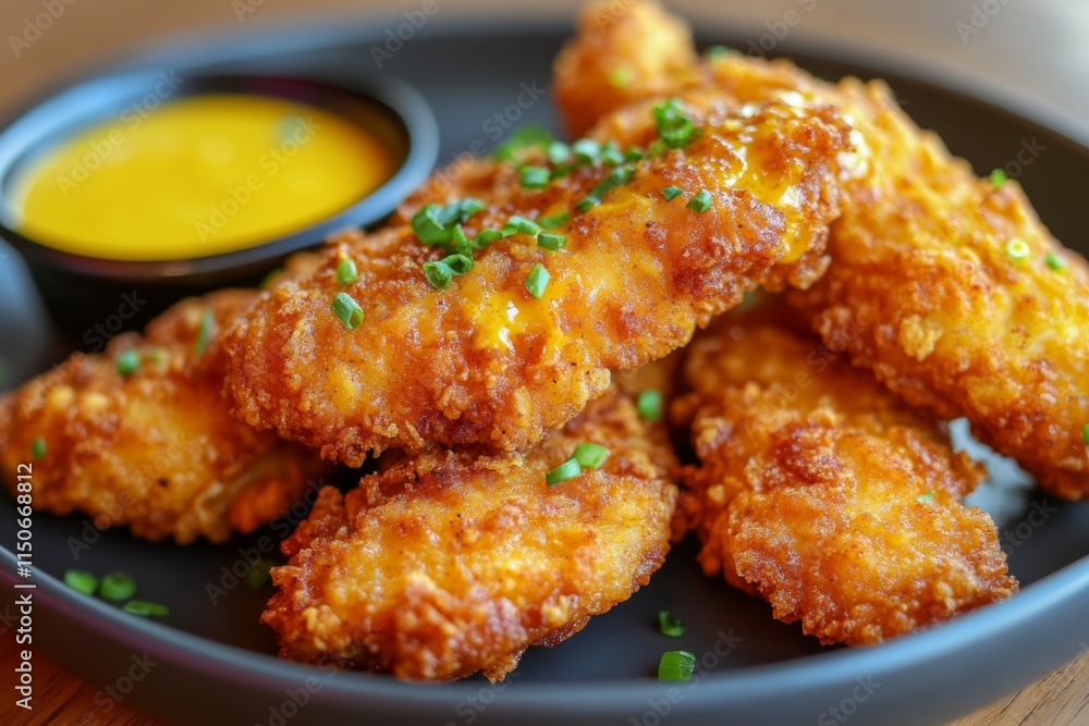 Crispy Fried Chicken Bites with Tangy Sauce Crispy Fried Chicken Bites with Tangy Sauce