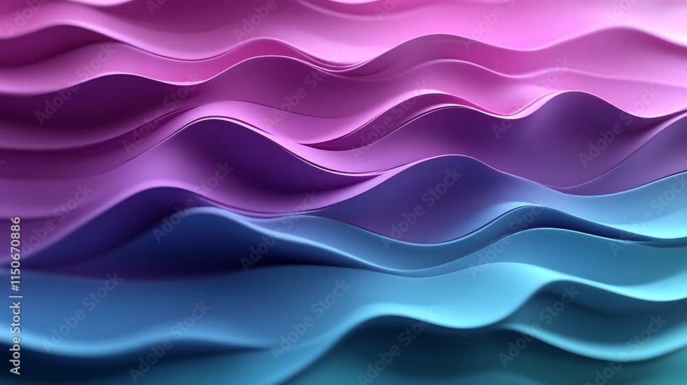 Abstract Purple and Blue Wavy Background Design Abstract Purple and Blue Wavy Background Design