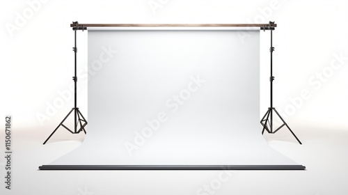 Wallpaper Mural white backdrop studio on isolated white background Torontodigital.ca