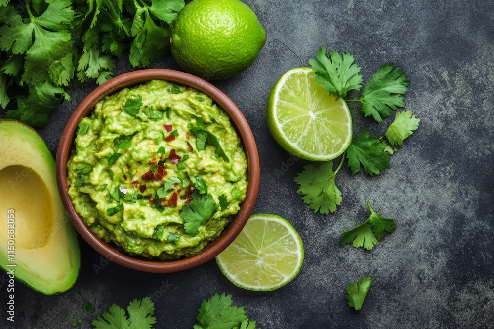 Vibrant Guacamole with Fresh Lime and Coriander Vibrant Guacamole with Fresh Lime and Coriander