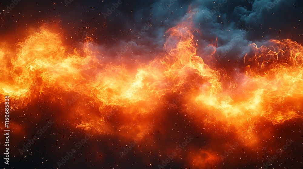 Intense flames twisting in an abstract depiction of dynamic fiery motion wallpaper image Intense flames twisting in an abstract depiction of dynamic fiery motion wallpaper image