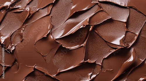 Delicious chocolate texture showcasing rich brown color and creamy consistency ideal for desserts