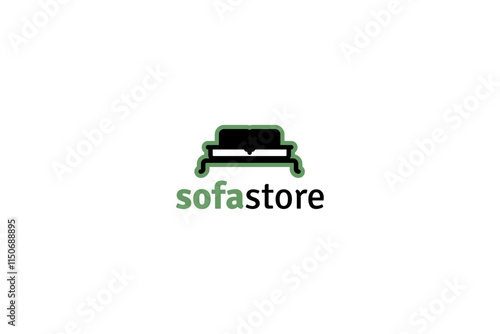 Template logo design solution for sofa store