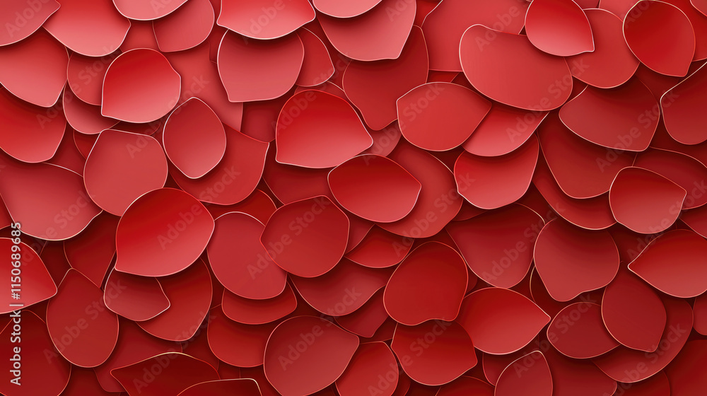Seamless red rose petal texture creating vibrant and romantic background. Perfect for floral designs, invitations, or any creative project needing touch of elegance Seamless red rose petal texture creating vibrant and romantic background. Perfect for floral designs, invitations, or any creative project needing touch of elegance