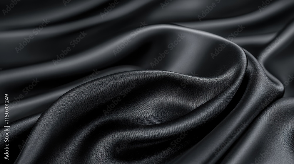 Obraz premium Black gradient background with soft light from one side