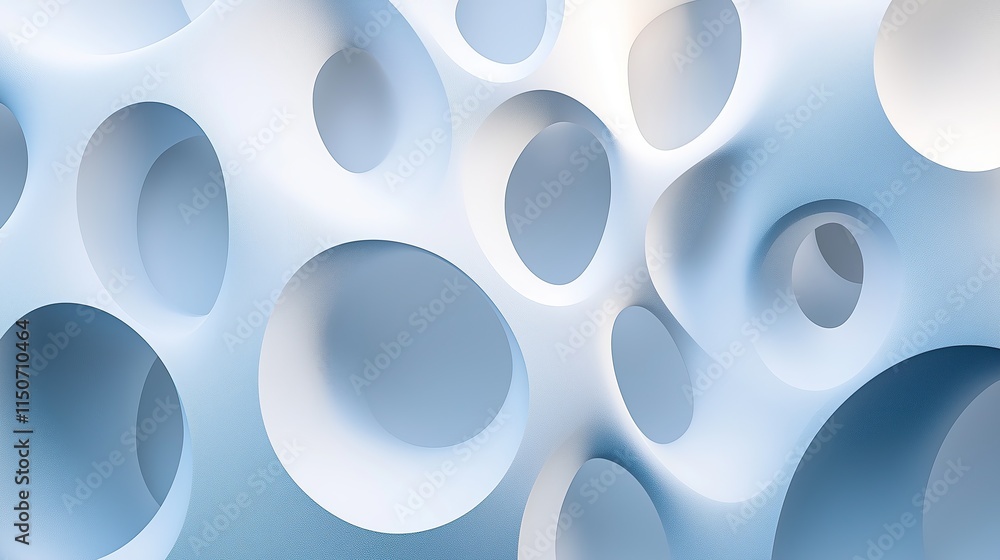 Parametric shapes abstract background Parametric shapes abstract background