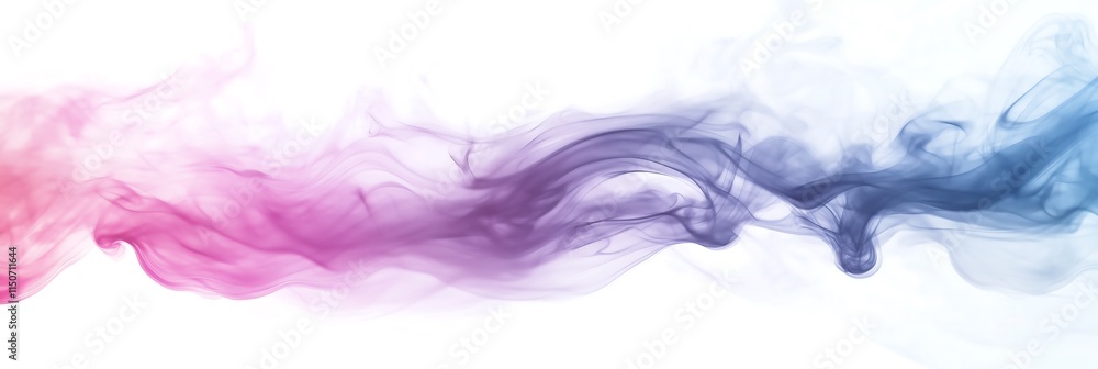 A dynamic wave of colorful smoke drifting gracefully across a bright background. A dynamic wave of colorful smoke drifting gracefully across a bright background.