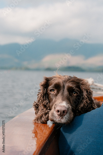 Dog in the boat 