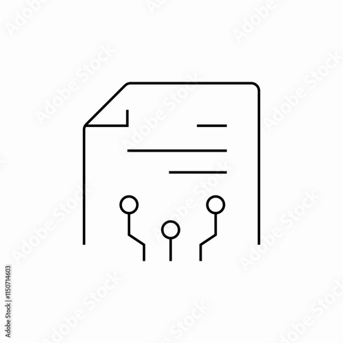 cyber file icon sign vector