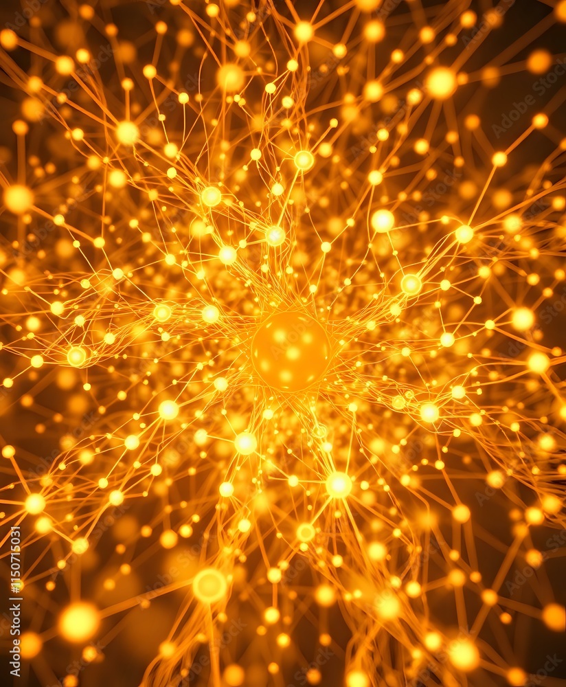 Enchanted Cosmic Glow: Bioluminescent Neural Network Art Nouveau Enchanted Cosmic Glow: Bioluminescent Neural Network Art Nouveau