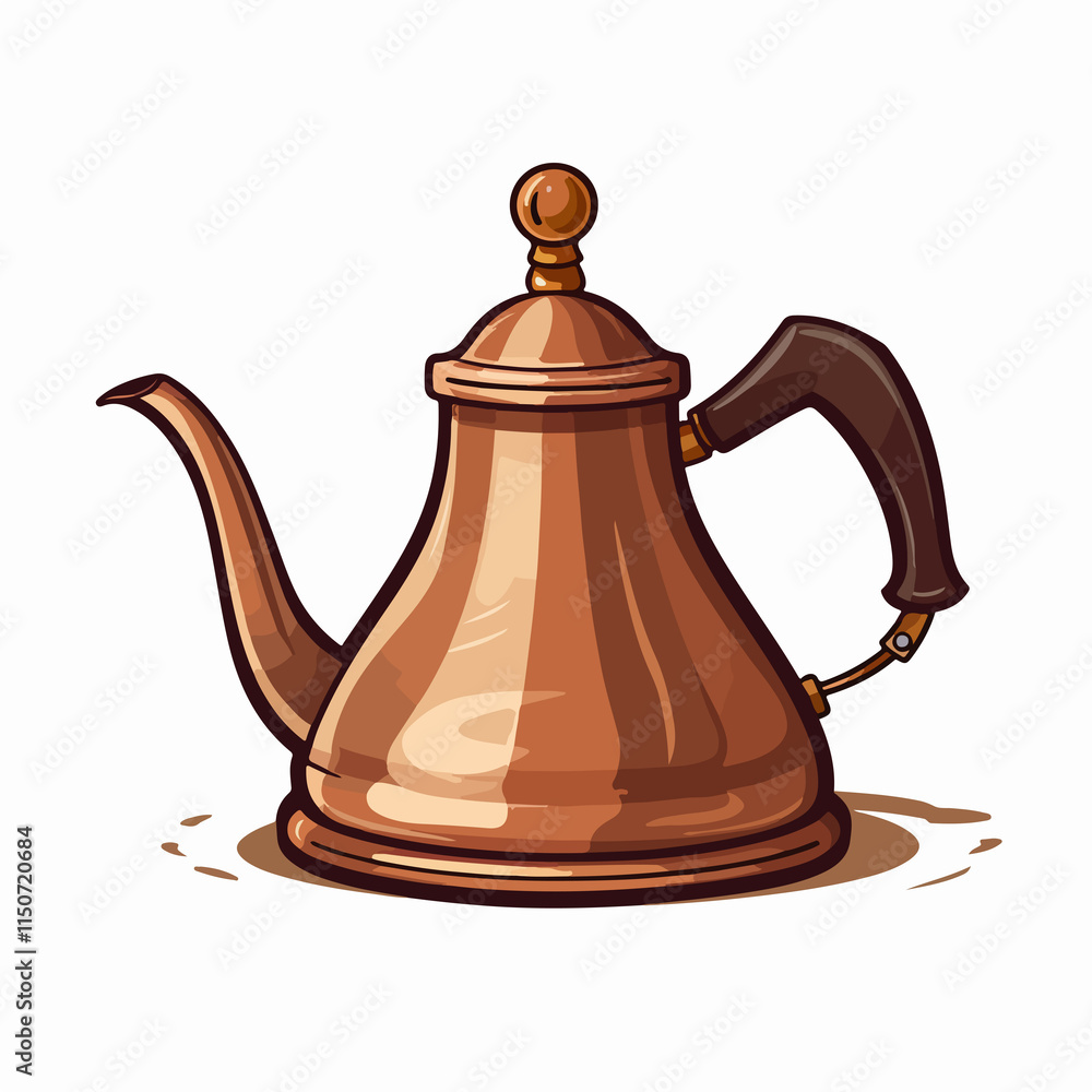 Coffee kettle symbol vector illustration for graphic design projects Coffee kettle symbol vector illustration for graphic design projects
