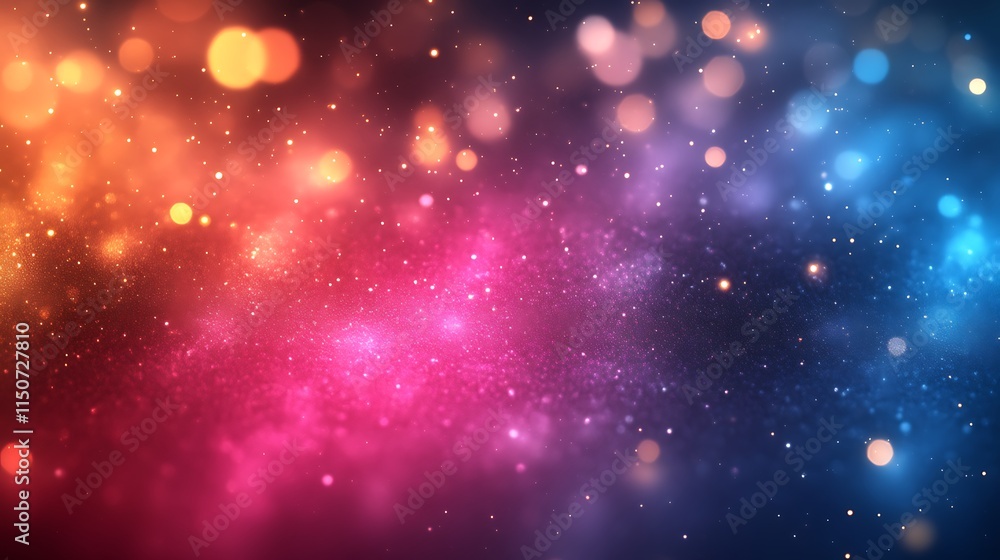 Abstract Colorful Background With Glittering Lights Abstract Colorful Background With Glittering Lights
