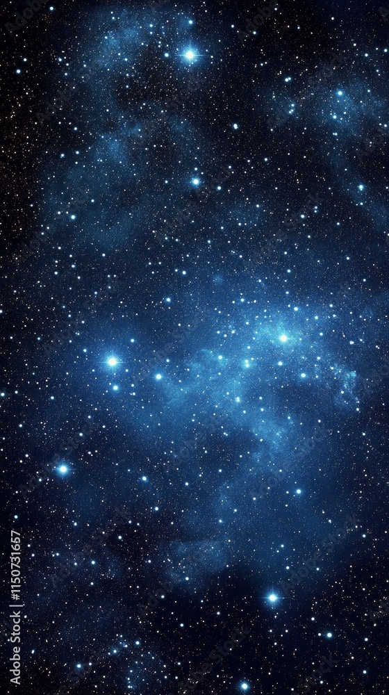 Obraz premium Stunning view of distant galaxies and stars in the vast expanse of the universe