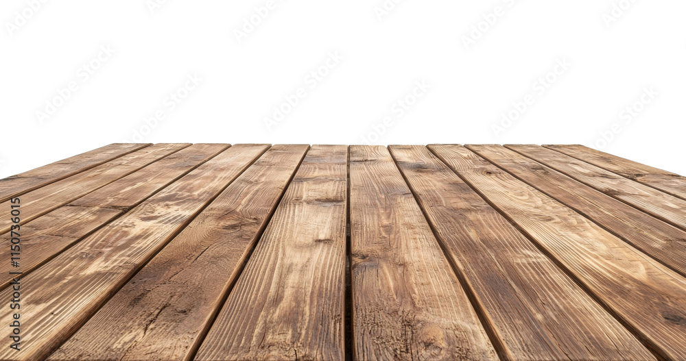 Wooden table surface isolated on white background Wooden table surface isolated on white background