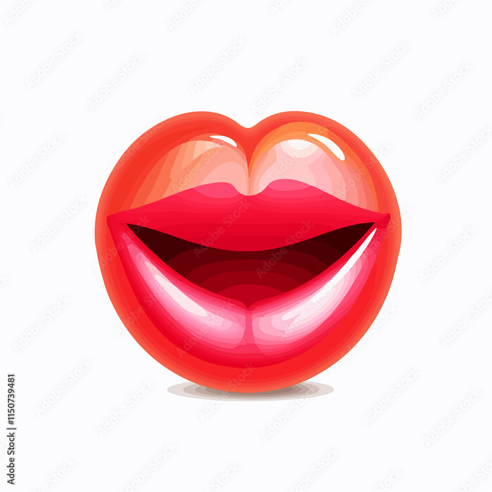 Playful emoji with tongue out vector illustration for designs Playful emoji with tongue out vector illustration for designs