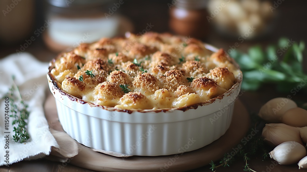 Creamy Macaroni and Cheese Baked Casserole Dish Creamy Macaroni and Cheese Baked Casserole Dish