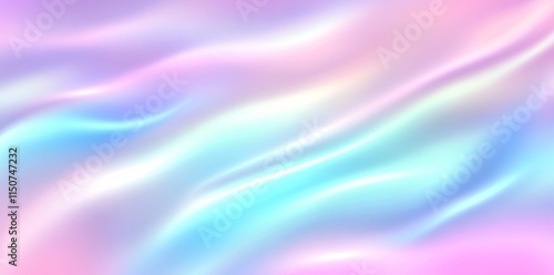 Wallpaper Mural A contemporary waves illustration in pastel gray, teal blue, and light slate gray can serve as wallpaper, background, or texture. Torontodigital.ca